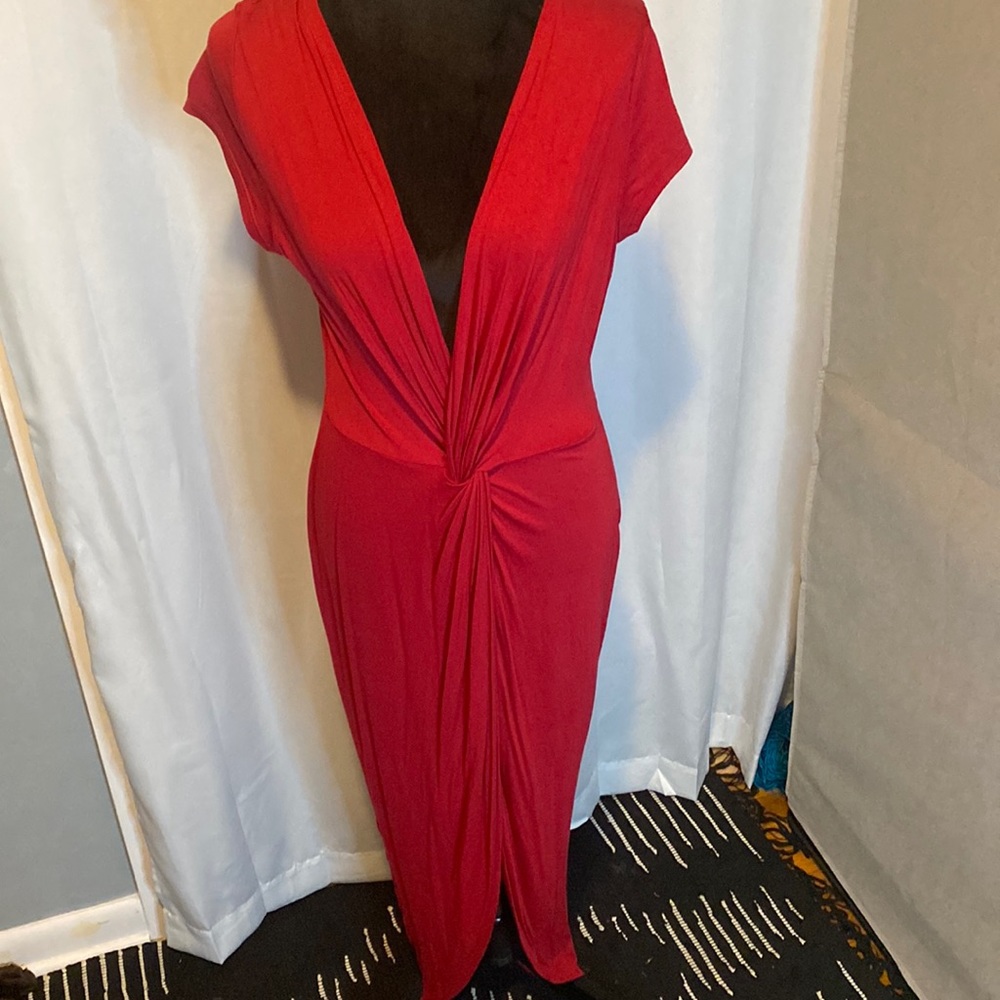 Deep v dress